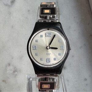 2002 Swatch Chessboard LB160 Women’s Watch w/ New Battery